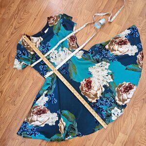 Anthropologie Corey Lynn Calter Short Sleeve A-Line Paeonia Dress, 4